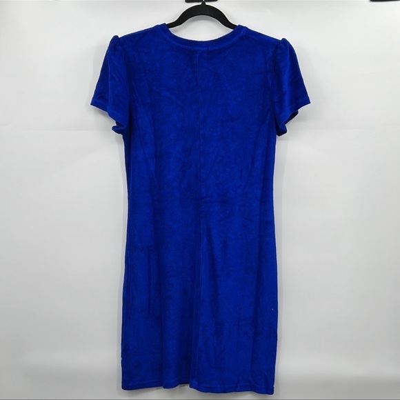 🆕Generation Love Arielle Cobalt Blue Terry Mini Dress NWT - Picture 8 of 9
